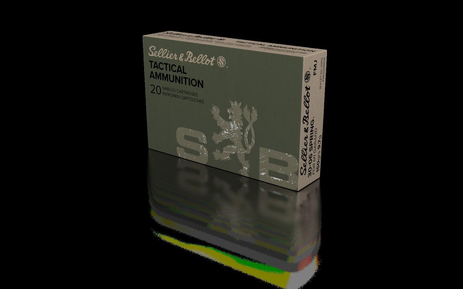 Sellier & Bellot .30-06 Springfield For M1 Garand Ammunition 400 Rounds FMJ 150 Grains SB3006M2